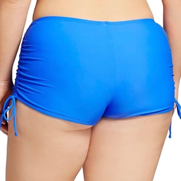 VM Latona Swim Pants with Ruched Sides and Sweet Synch Ties - Picture 2 of 4